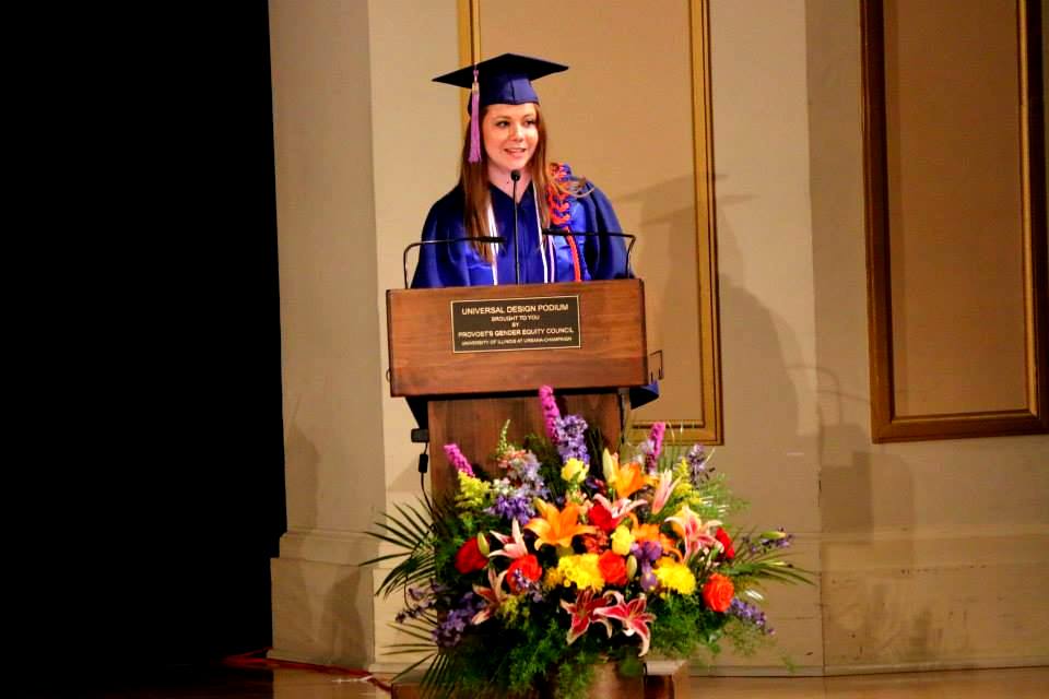 Speaking at Commencement